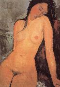 seated female nude, Amedeo Modigliani